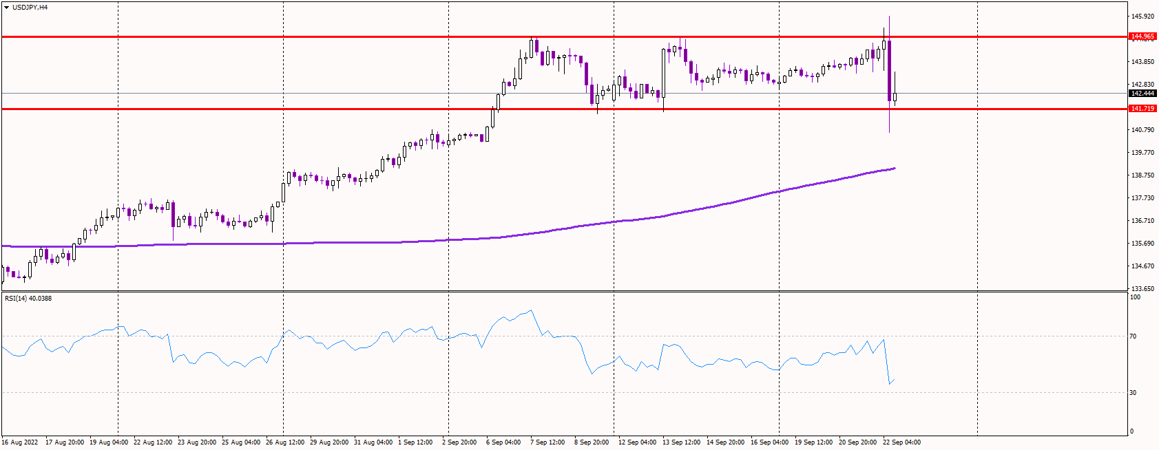 USDJPY Shows Extreme Volatility amid Government Intervention